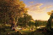 Thomas Cole The Picnic oil painting reproduction